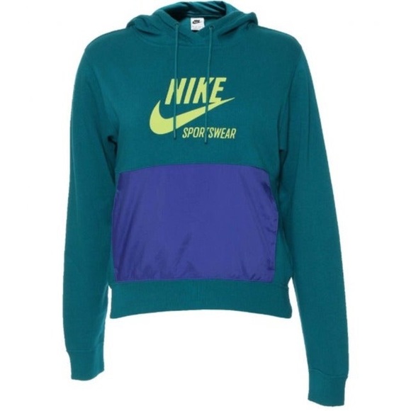 New Nike Heritage Fleece Pullover Hoodie top - Picture 4 of 7